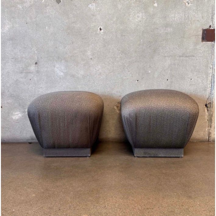 Marge Carson Style Silk Poufs