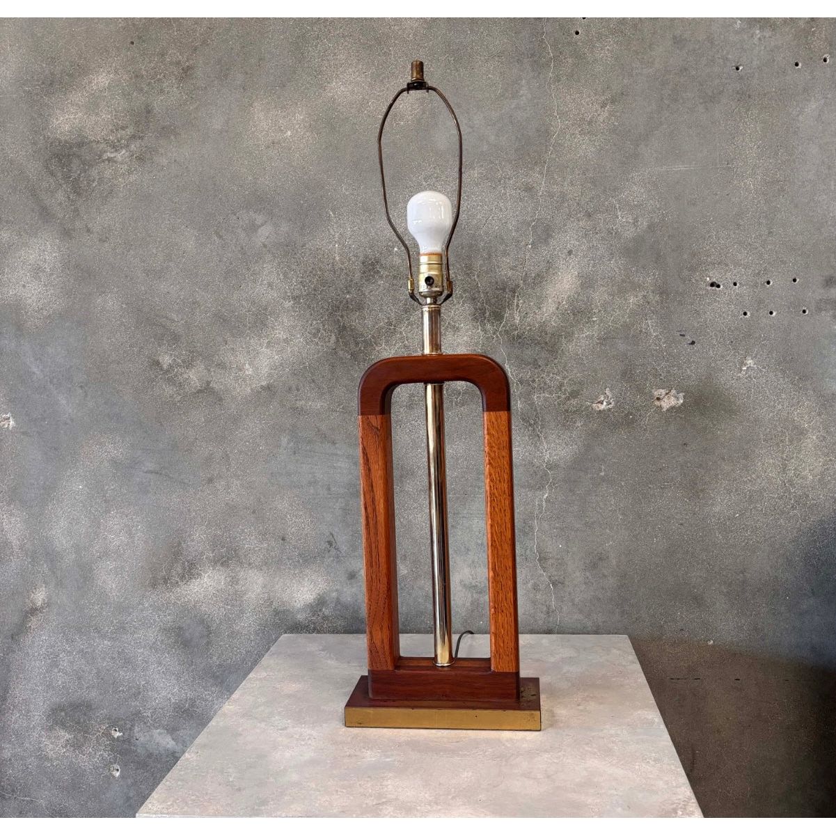 MCM Teak & Walnut Open Frame Lam