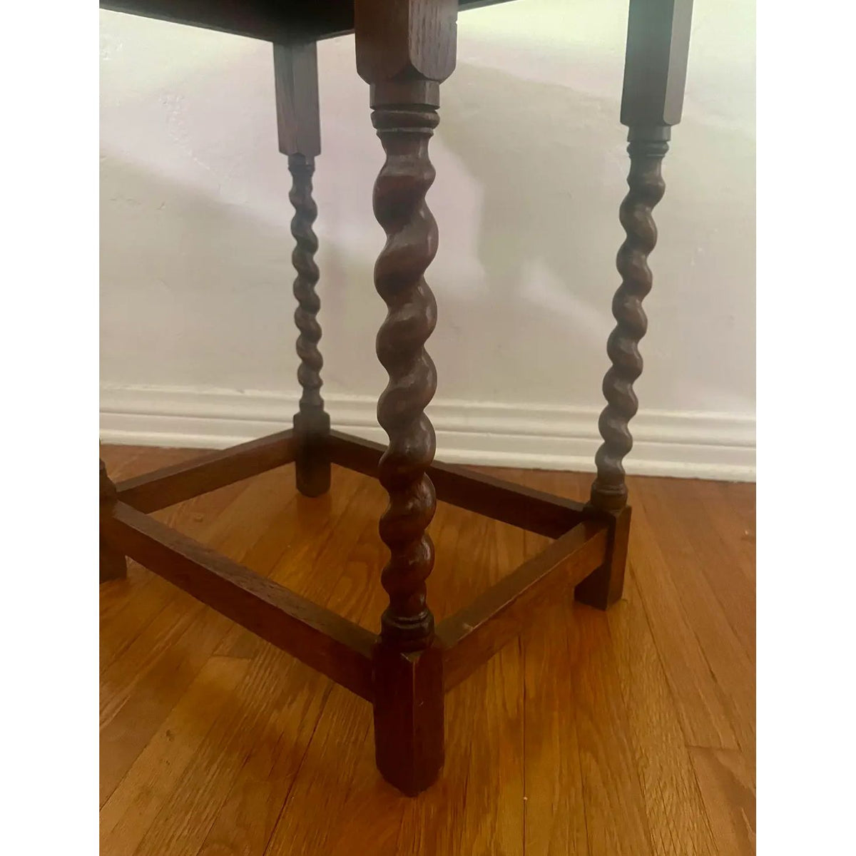 Antique Barley Twist Tea Cart