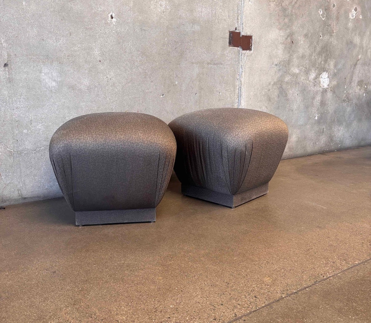 Marge Carson Style Silk Poufs