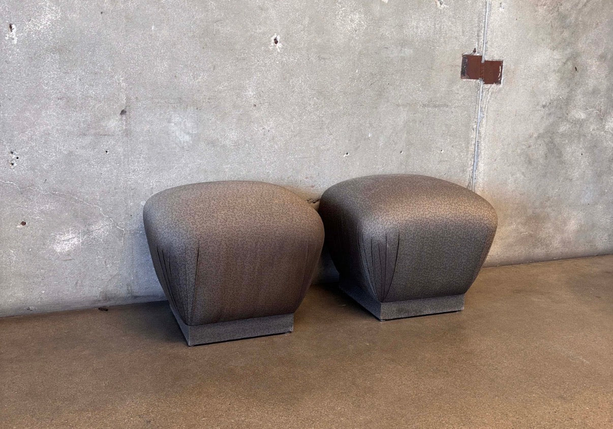 Marge Carson Style Silk Poufs