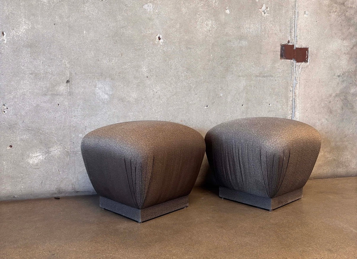 Marge Carson Style Silk Poufs