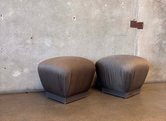 Marge Carson Style Silk Poufs