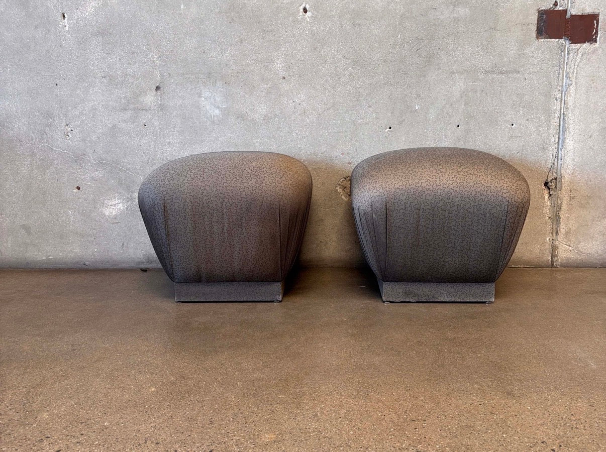 Marge Carson Style Silk Poufs