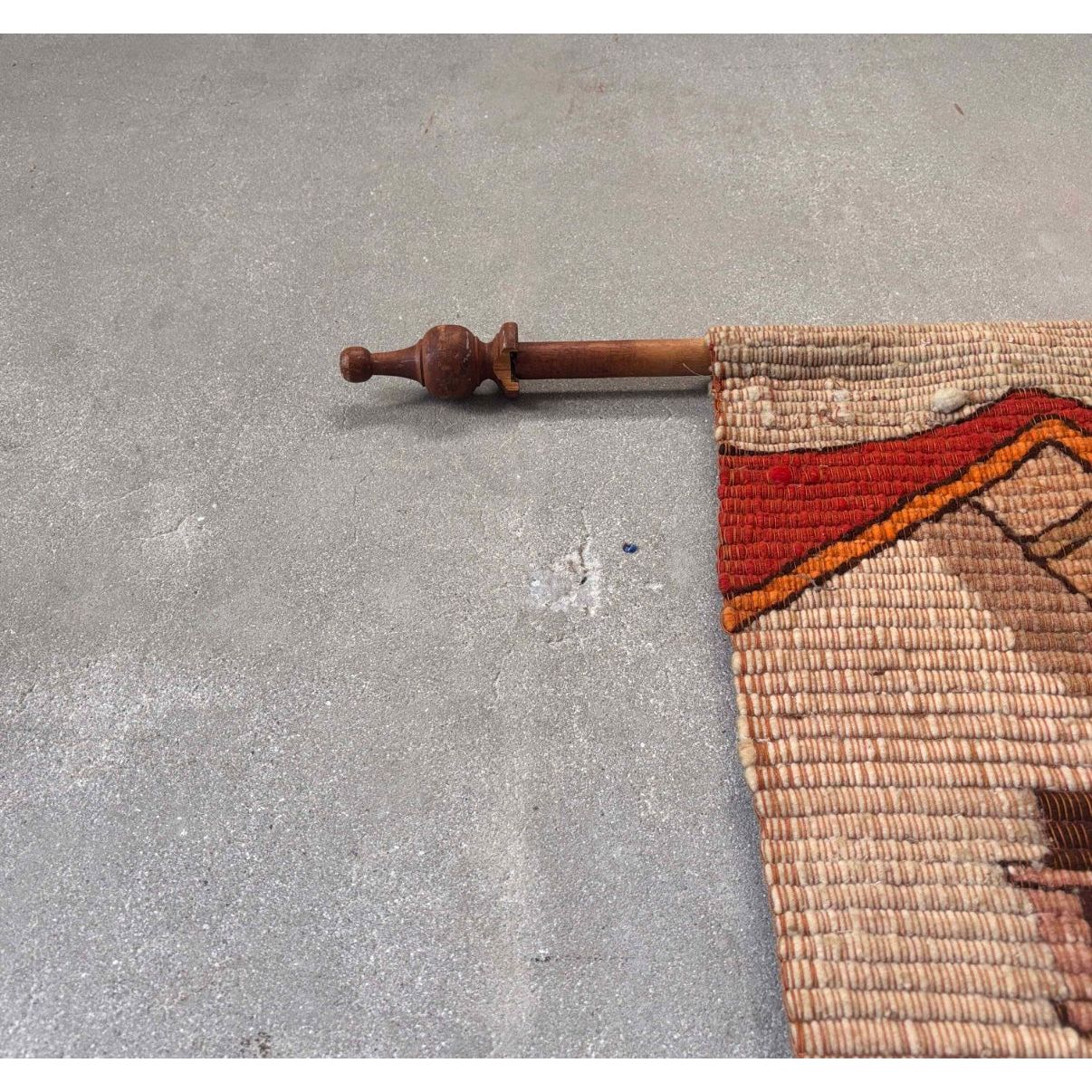 Vintage Andean Wool Handwoven Textile