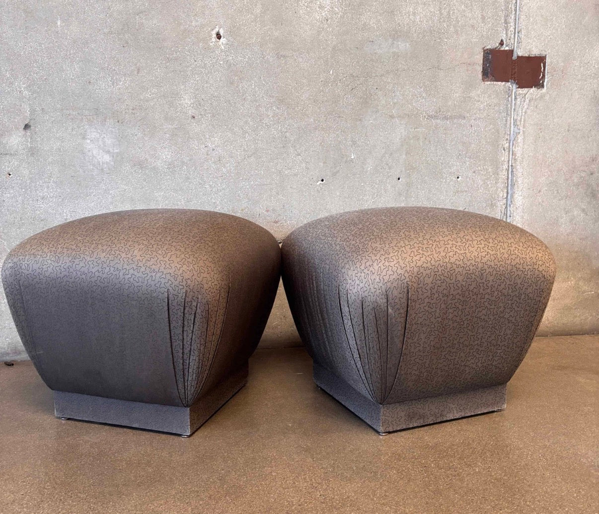 Marge Carson Style Silk Poufs