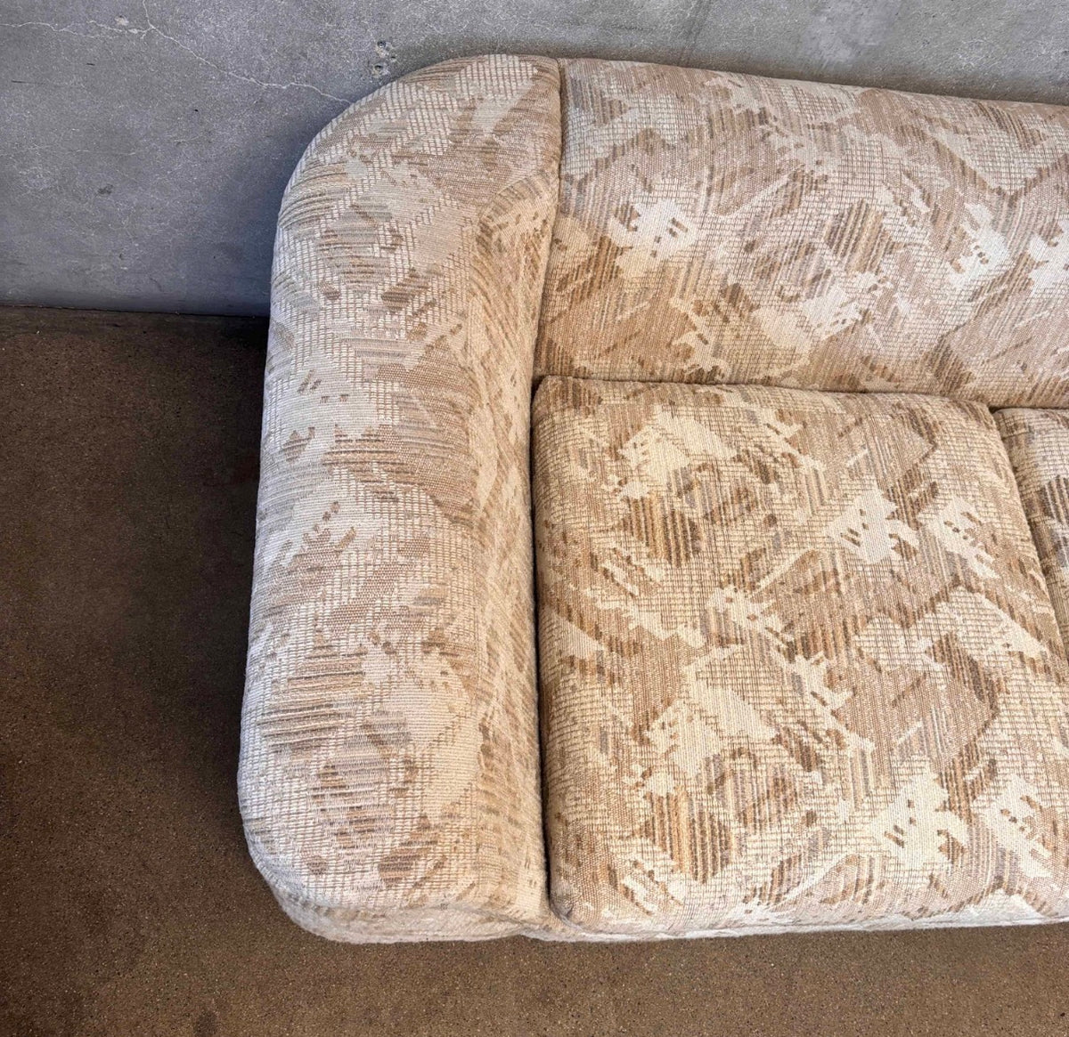 Vintage Modular Low Profile Couch