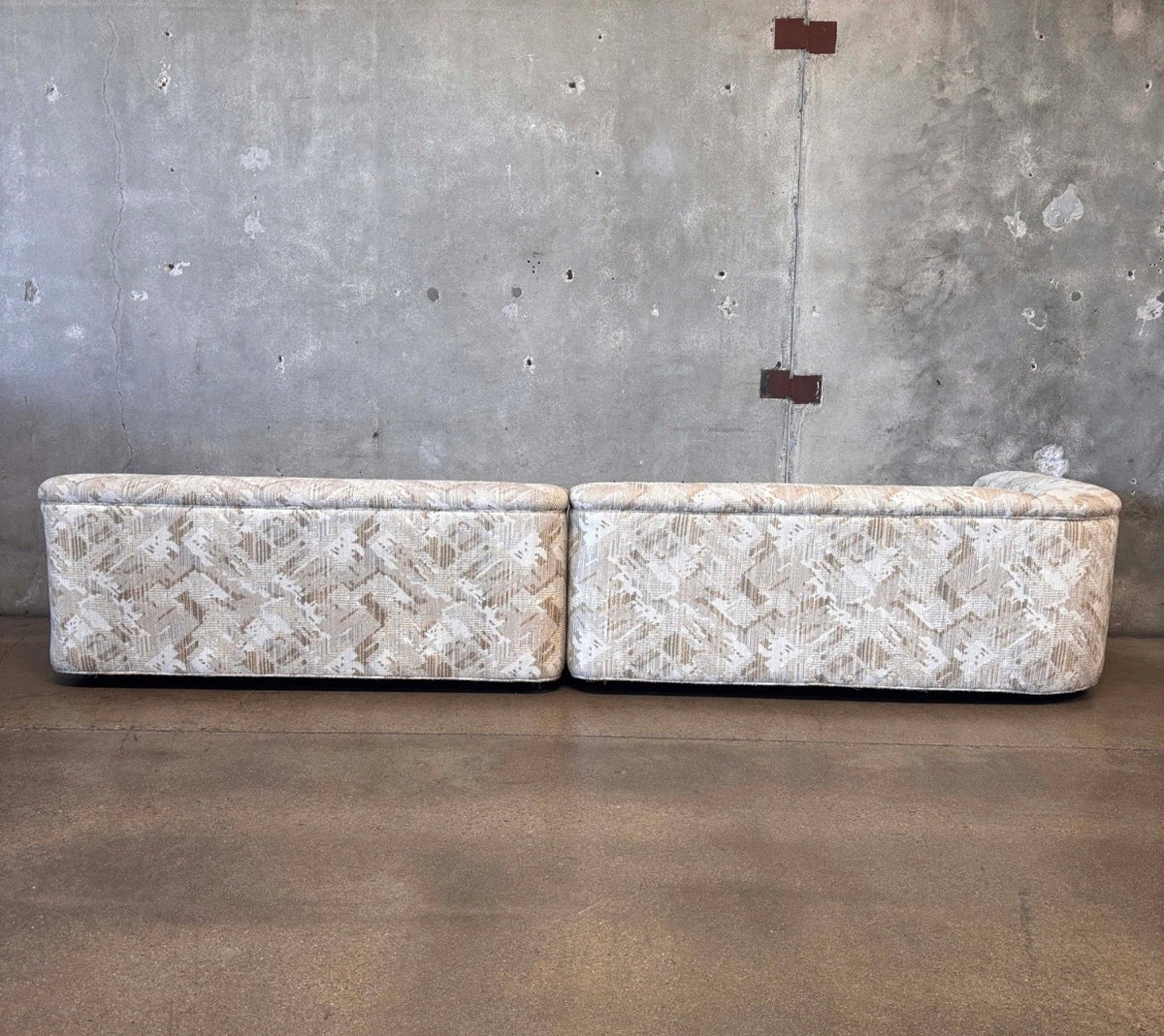 Vintage Modular Low Profile Couch